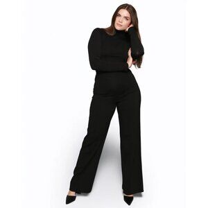 Ripley Rader NWT Black Ponte Knit Straight Leg Pant Size 2+